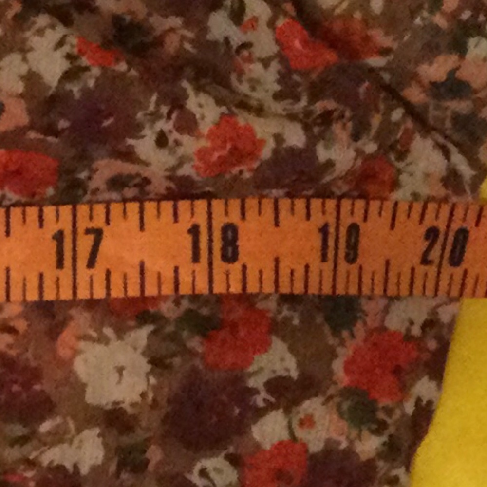 Mossimo Supply Co Floral Sheer Multi Color Blouse - Picture 4 of 11